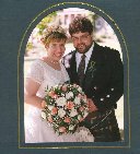 Closeup of Anna and Colin