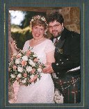 Colin and Anna Outside the Castle